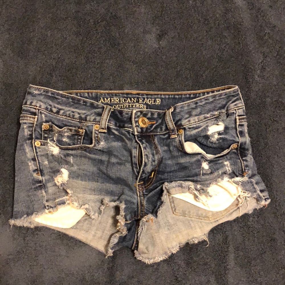 Denim American eagle shorts